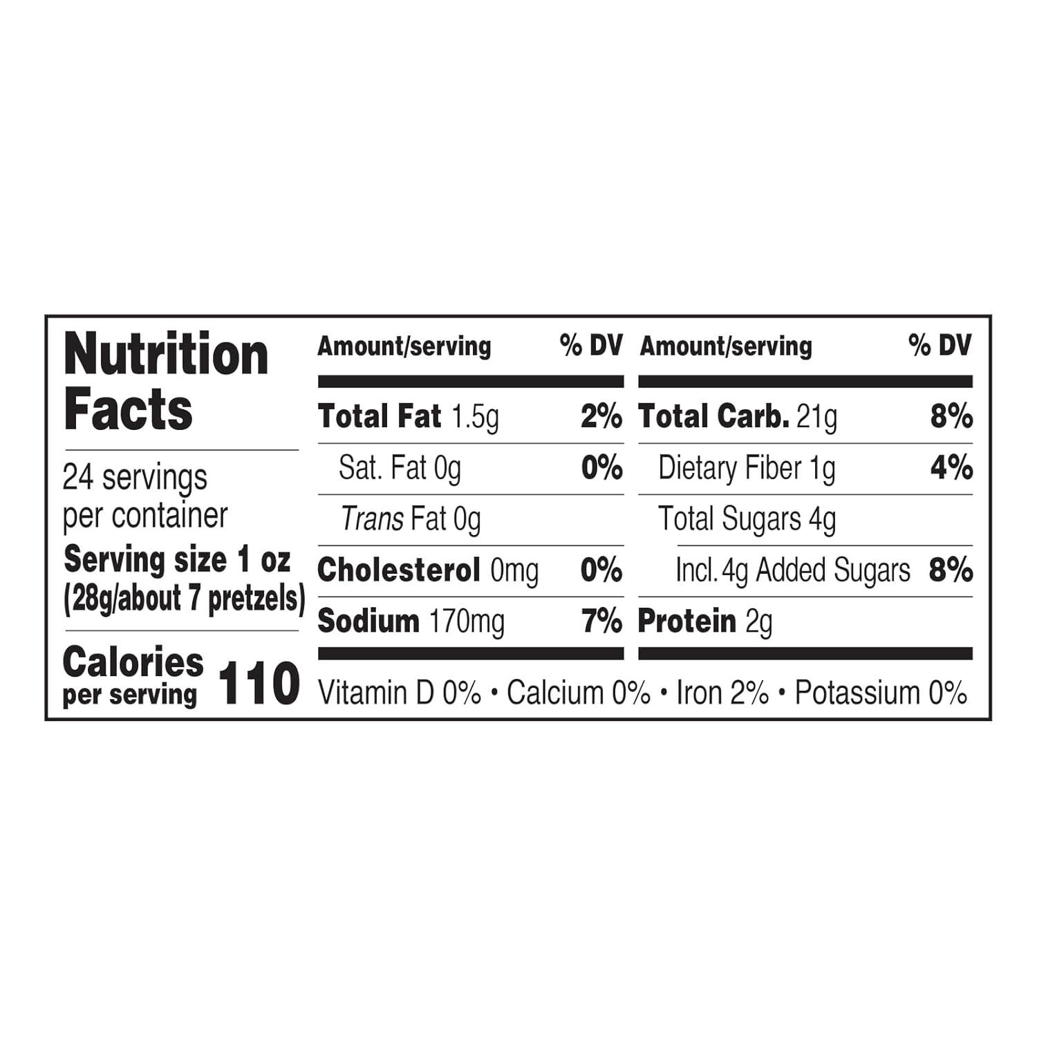 image:imageUtz Braided Honey Wheat Pretzel Twists 24 oz Barrel 2 Count Sweet Honey Taste Thick Crunchy Pretzel Twists Perfect for Dipping and Snacks Zero Cholesterol Snack Food Brown