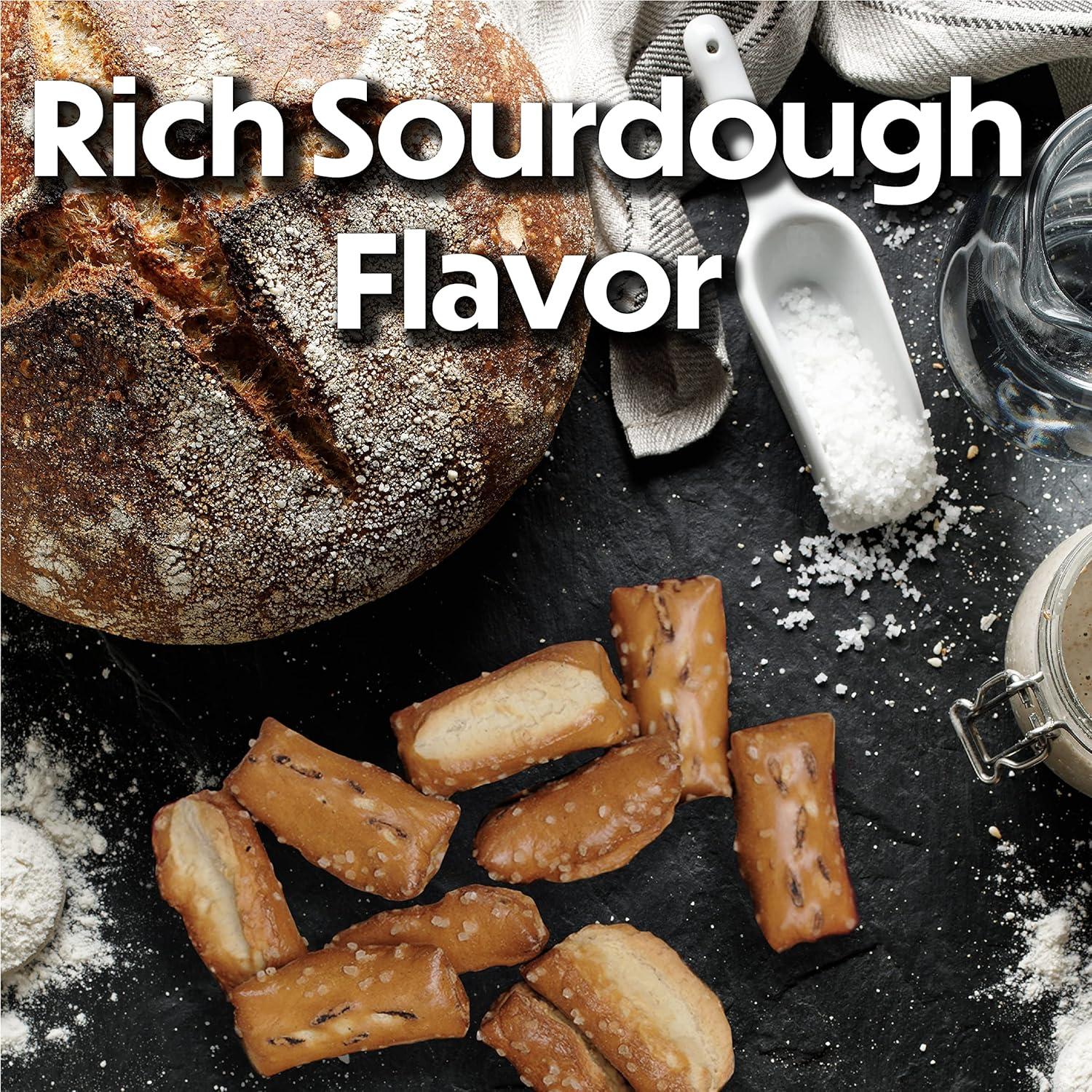 image:imageUtz Old Fashioned Sourdough Hard Pretzels 26 oz Barrel 2 Count Big and Thick Classic Pretzel Twists Crunchy Sourdough Pretzel with Zero Cholesterol BrownSourdough Nuggets