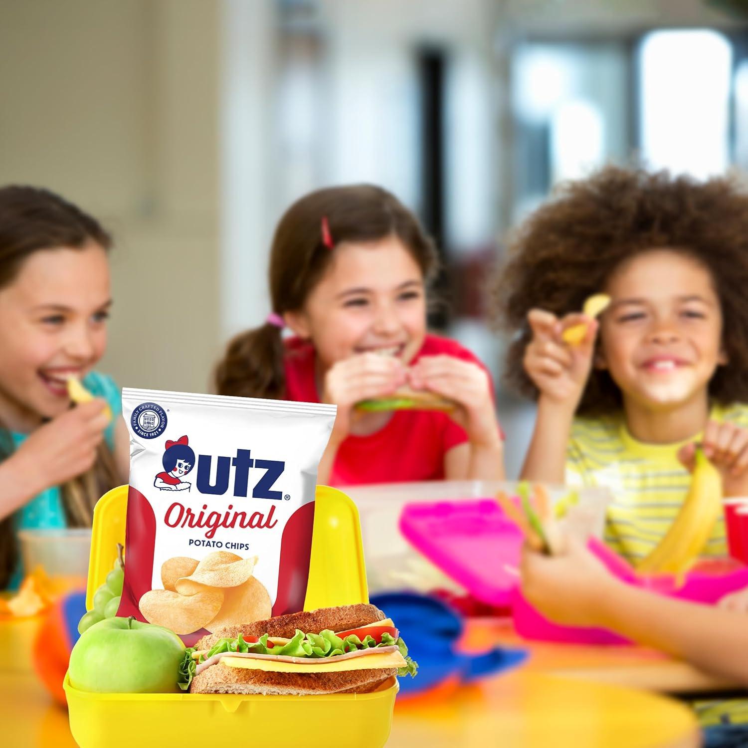 image:imageUtz Ripples Original Crispy Chips Made from Fresh Potatoes 42 Count Crunchy Individual Snacks to Go Gluten Free Snacks brand is Utz variation theme is Flavor that is Ripples Original Size that is 42 Count Pack of 1Original