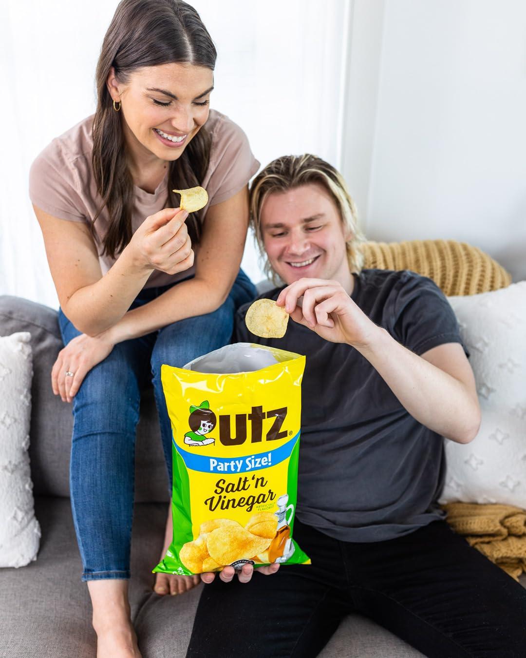 image:imageUtz Ripples Original Crispy Chips Made from Fresh Potatoes 42 Count Crunchy Individual Snacks to Go Gluten Free Snacks brand is Utz variation theme is Flavor that is Ripples Original Size that is 42 Count Pack of 1Salt Vinegar