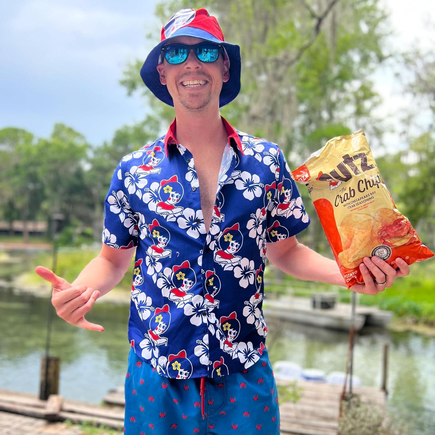 image:imageUtz Ripples Original Crispy Chips Made from Fresh Potatoes 42 Count Crunchy Individual Snacks to Go Gluten Free Snacks brand is Utz variation theme is Flavor that is Ripples Original Size that is 42 Count Pack of 1Crab