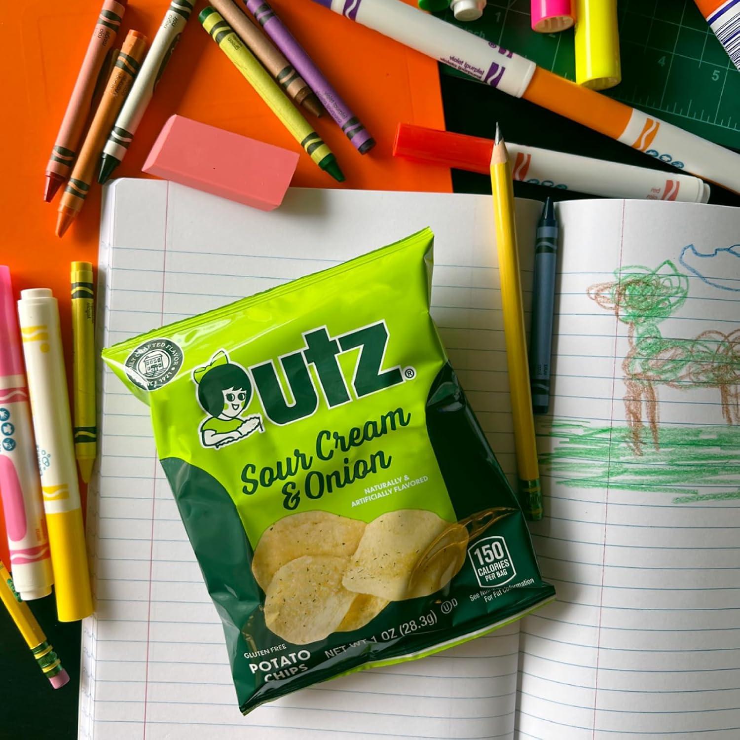 image:imageUtz Variety Pack of 60 Individual Potato Chip Cheese Curl Popcorn amp Pretzel Snacks for OntheGoJumbo Variety Pack