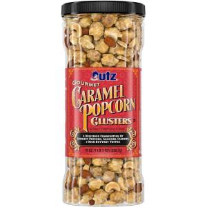 Gourmet Popcorn Clusters, Caramel Nut Clusters – 19 oz. Barrel – Crunchy Popcorn Snack Mix with Almonds, Cashews, and Buttery Toffee, Trans Fat Free, Cholesterol Free, Gluten Free Snacks(Natural and Artificial Flavor)
