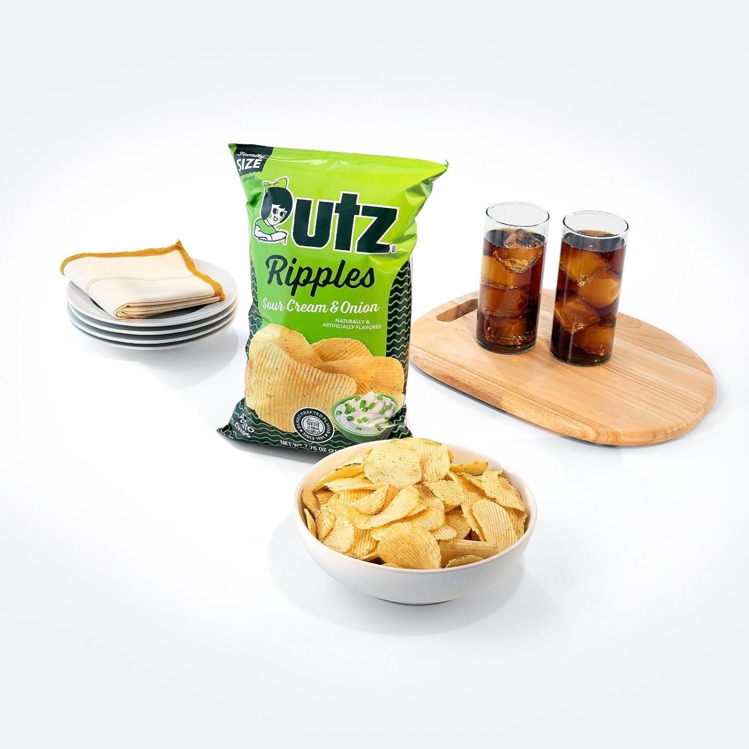 image:imageUtz Brands Big Flavor Box 30 Count Variety of Bold Tangy and Savory Chips Zapps Voodoo Ripples Sour Cream amp Onion Salt amp Vinegar Golden Flake Sweet Heat BBQ and Dill Pickle Chips