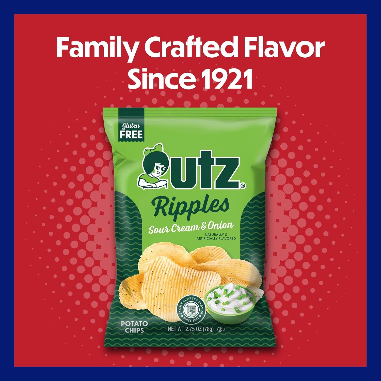 image:imageUtz Brands Big Flavor Box 30 Count Variety of Bold Tangy and Savory Chips Zapps Voodoo Ripples Sour Cream amp Onion Salt amp Vinegar Golden Flake Sweet Heat BBQ and Dill Pickle Chips
