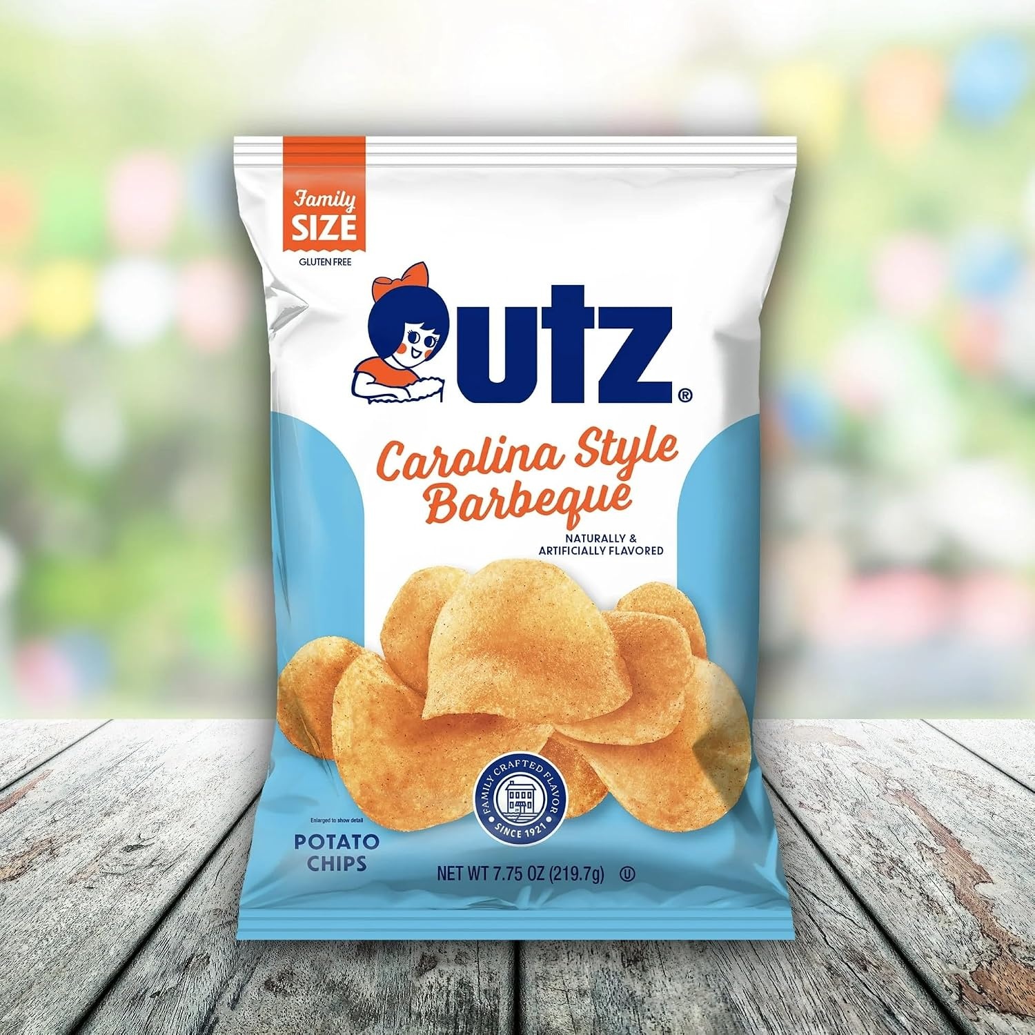 image:imageUtz Carolina Barbeque Potato Chips 275 oz Bags 14 Count Tangy Bold Southern BBQ Flavor with Signature Crunch Snack Pack for Lunches Road Trips and Parties