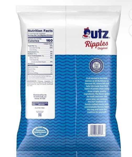 image:imageUtz Ripples Original Potato Chips 15