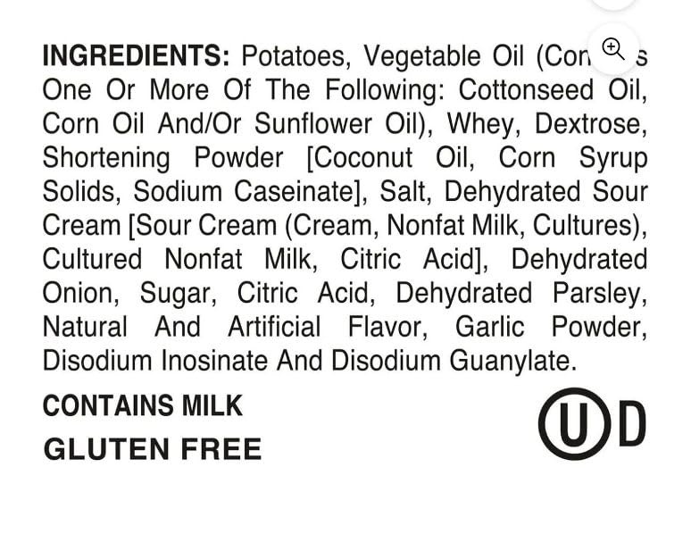 image:imageUtz Ripples Sour Cream and Onion Chips 15 oz 1 Bag