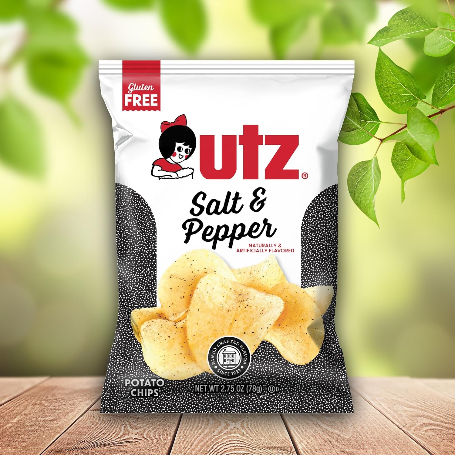 image:imageUtz Salt amp Pepper Potato Chips 275 oz Bags 14 Count Classic Sharp and Savory Flavor with Signature Crunch Snack Pack for Lunches and Everyday Cravings