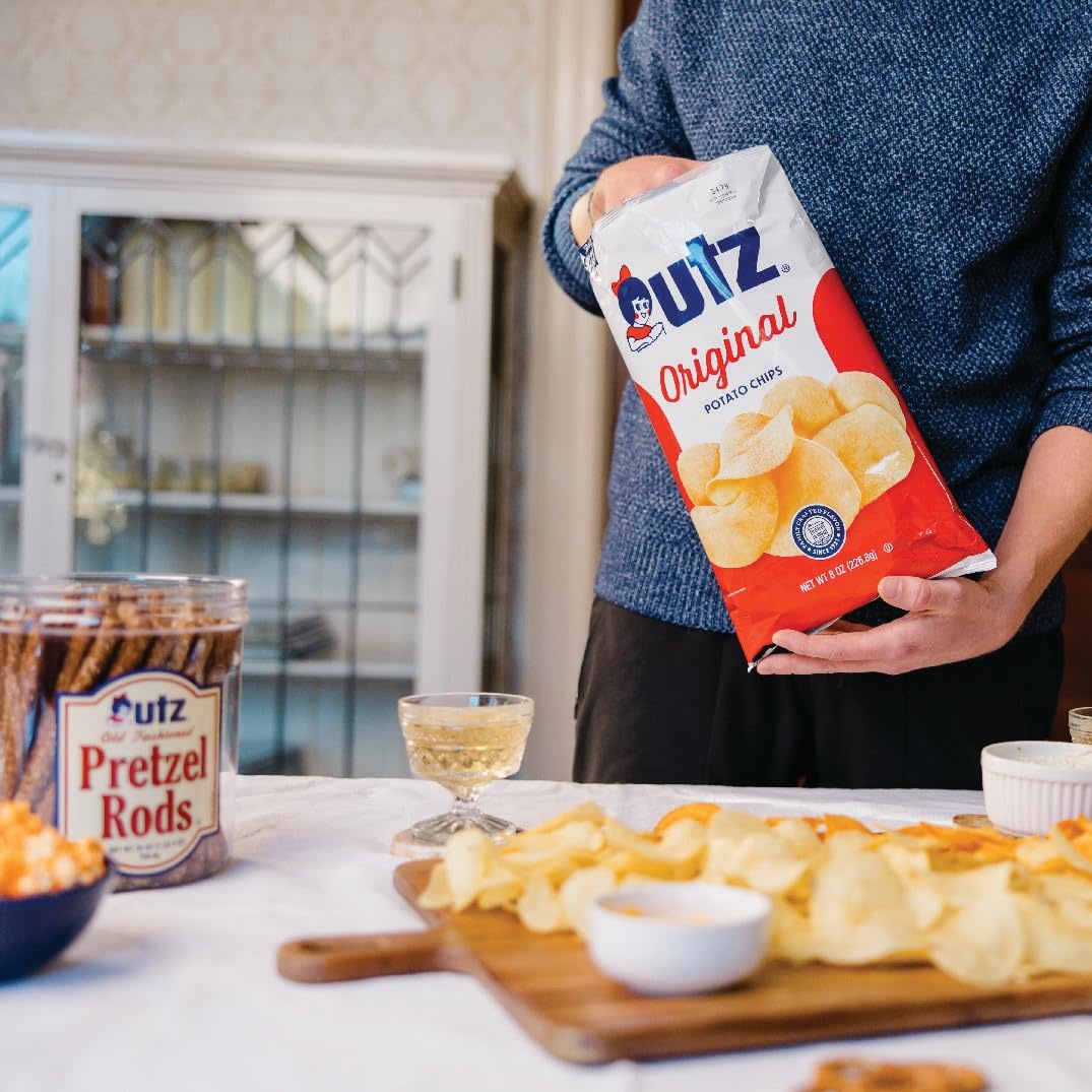 image:imageUtz Snack Variety Pack Individual Snacks Includes Potato Chips Cheese Curls Popcorn and Party Mix Crunchy Travel Snacks for Lunches Vending Machines and Enjoying on the Go Pack of 42