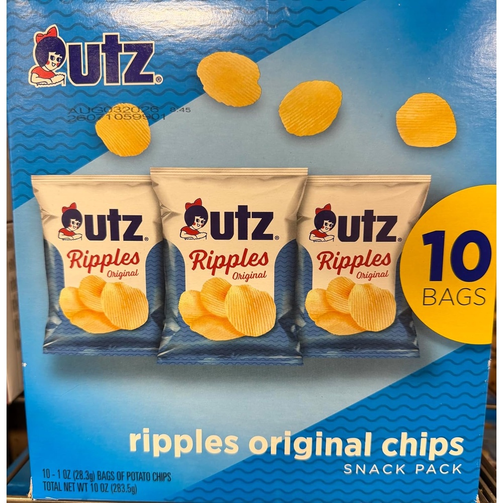 image:imageUtz Ripples Original Chips Box 10 Ounce