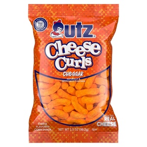 Utz Baked Cheese Curls – 3.5 oz Bags (14 Count) – Light, Crunchy, and Cheesy Snack Pack – Perfect for Lunches, Parties, and On-the-Go Snacking